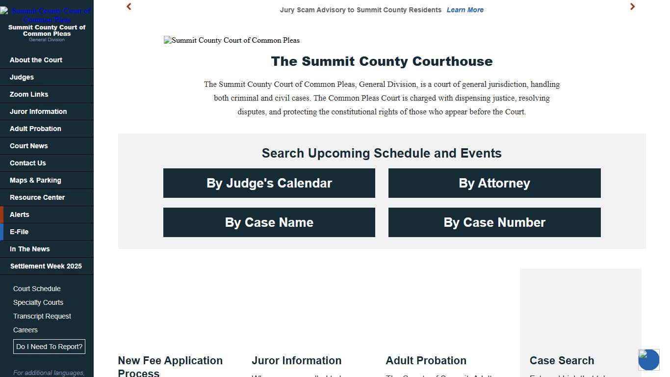 Summit County Court of Common Pleas